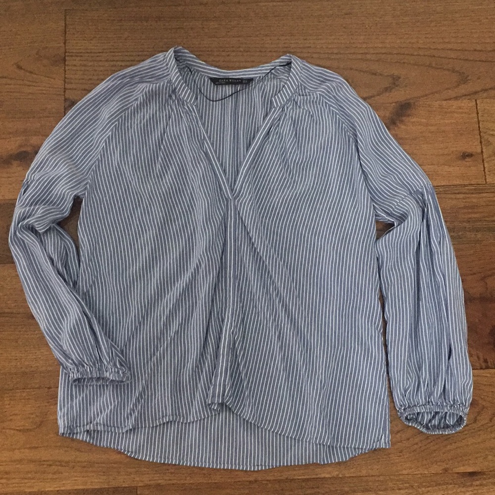 Zara Woman Striped Blouse